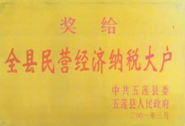 全縣民營經(jīng)濟納稅大戶